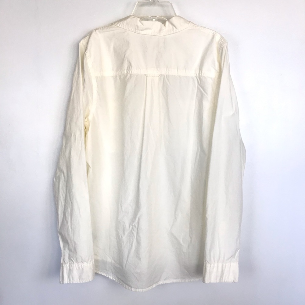 Madwell Button Down Shirt Size Large Ivory   183 - Picture 2 of 7